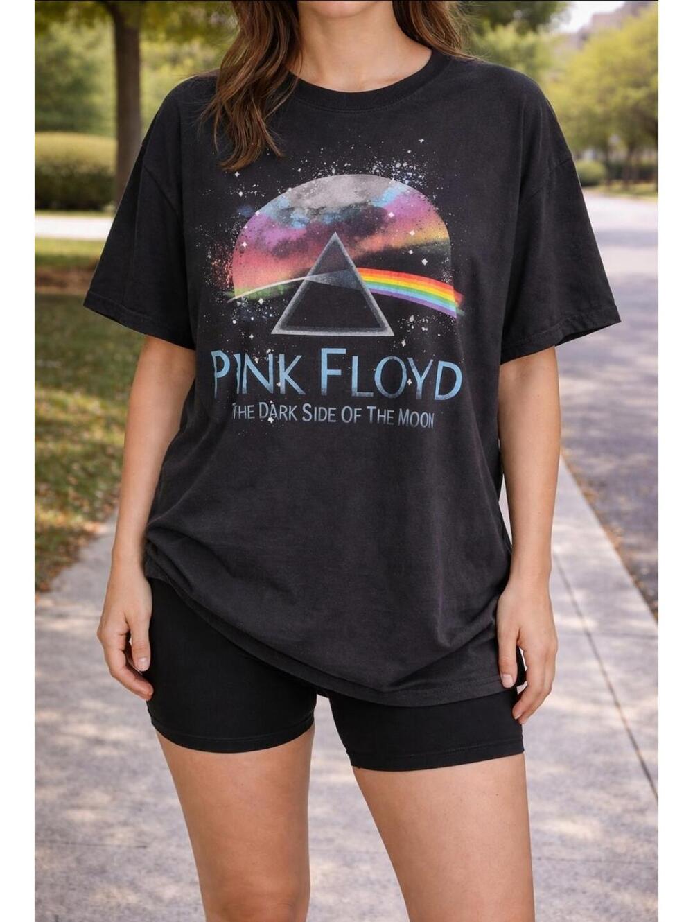 Pink Floyd T-Shirt The Dark Side Of The Moon Concert Tee Mens Large Soft